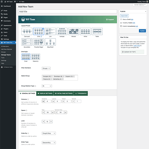 General Settings